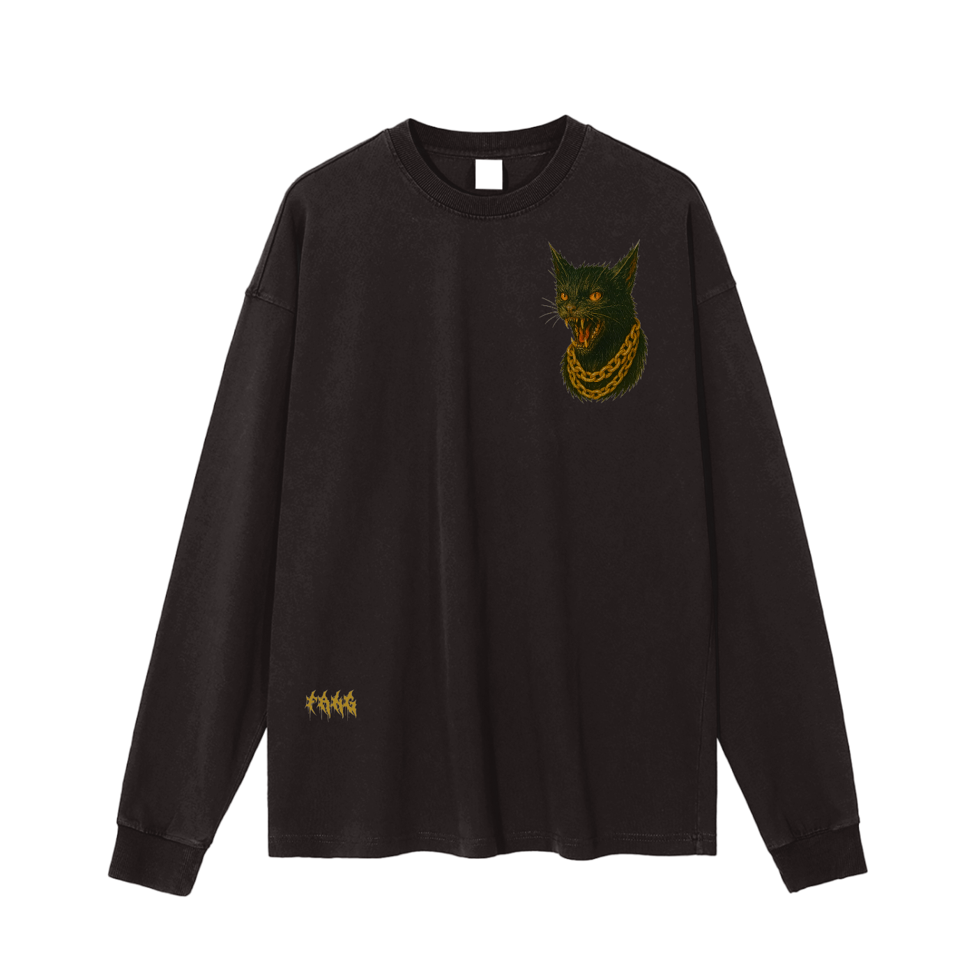 KITTY VINTAGE WASHED LONG SLEEVE
