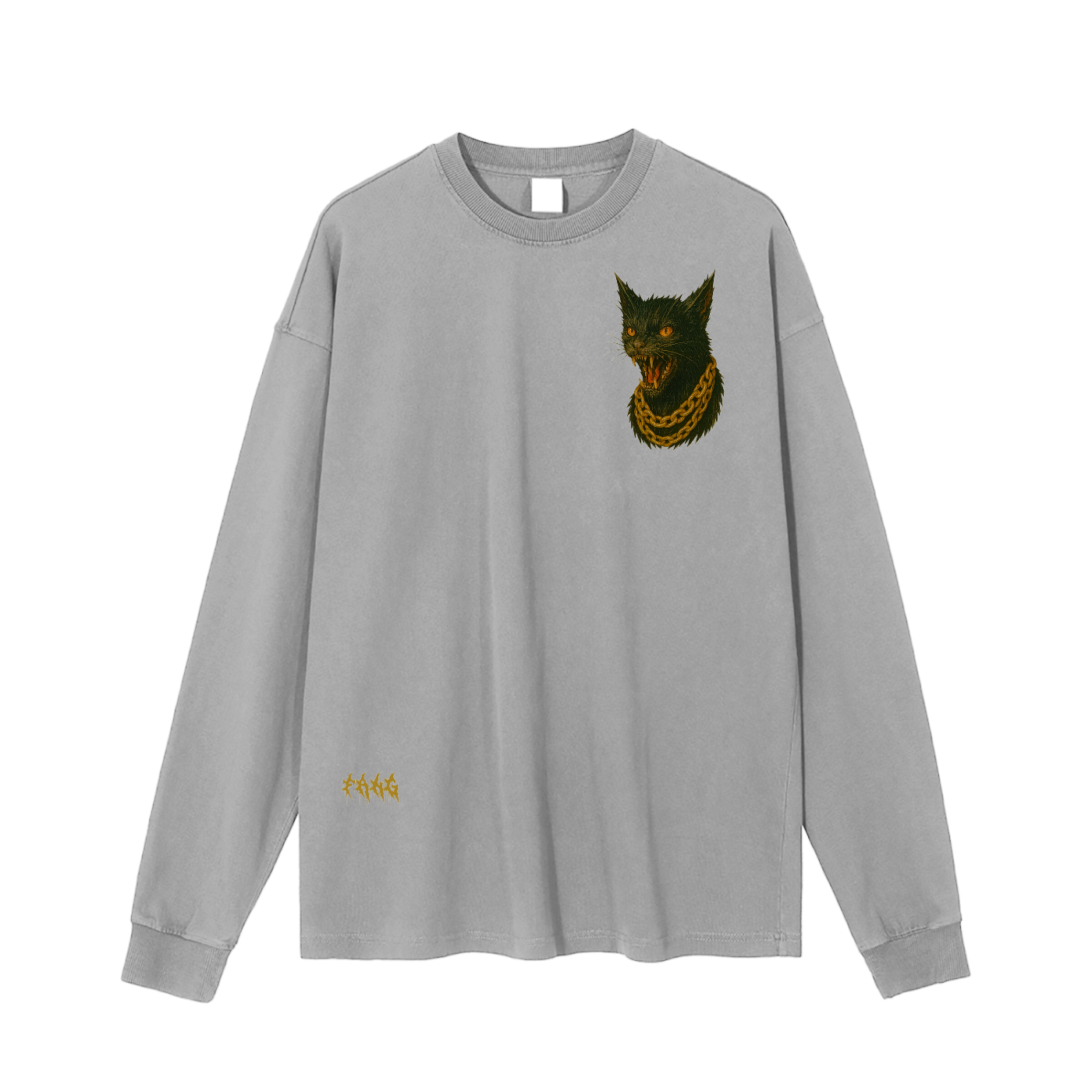 KITTY VINTAGE WASHED LONG SLEEVE