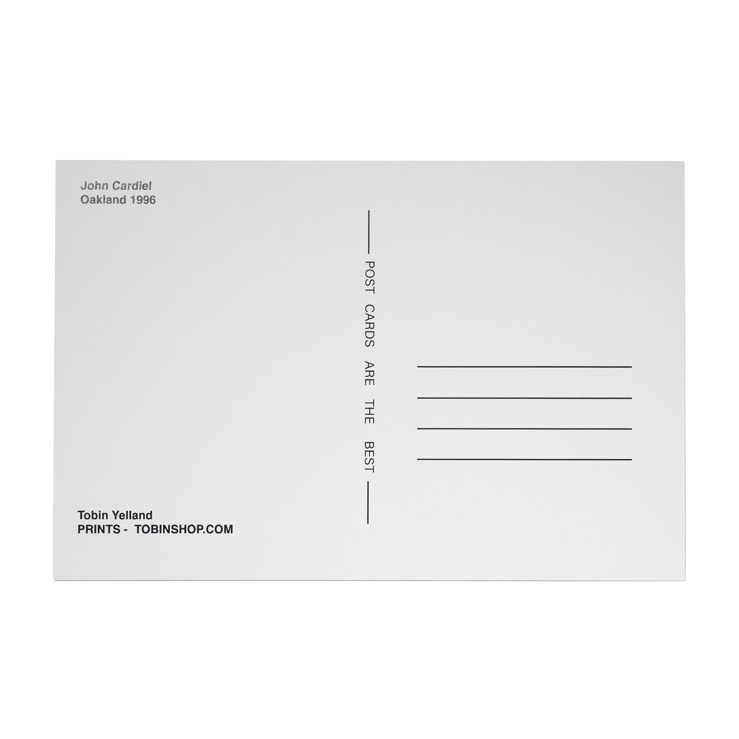 JASON LEE - JOHN CARDIEL- ED TEMPLETON POSTCARDS X YELLAND