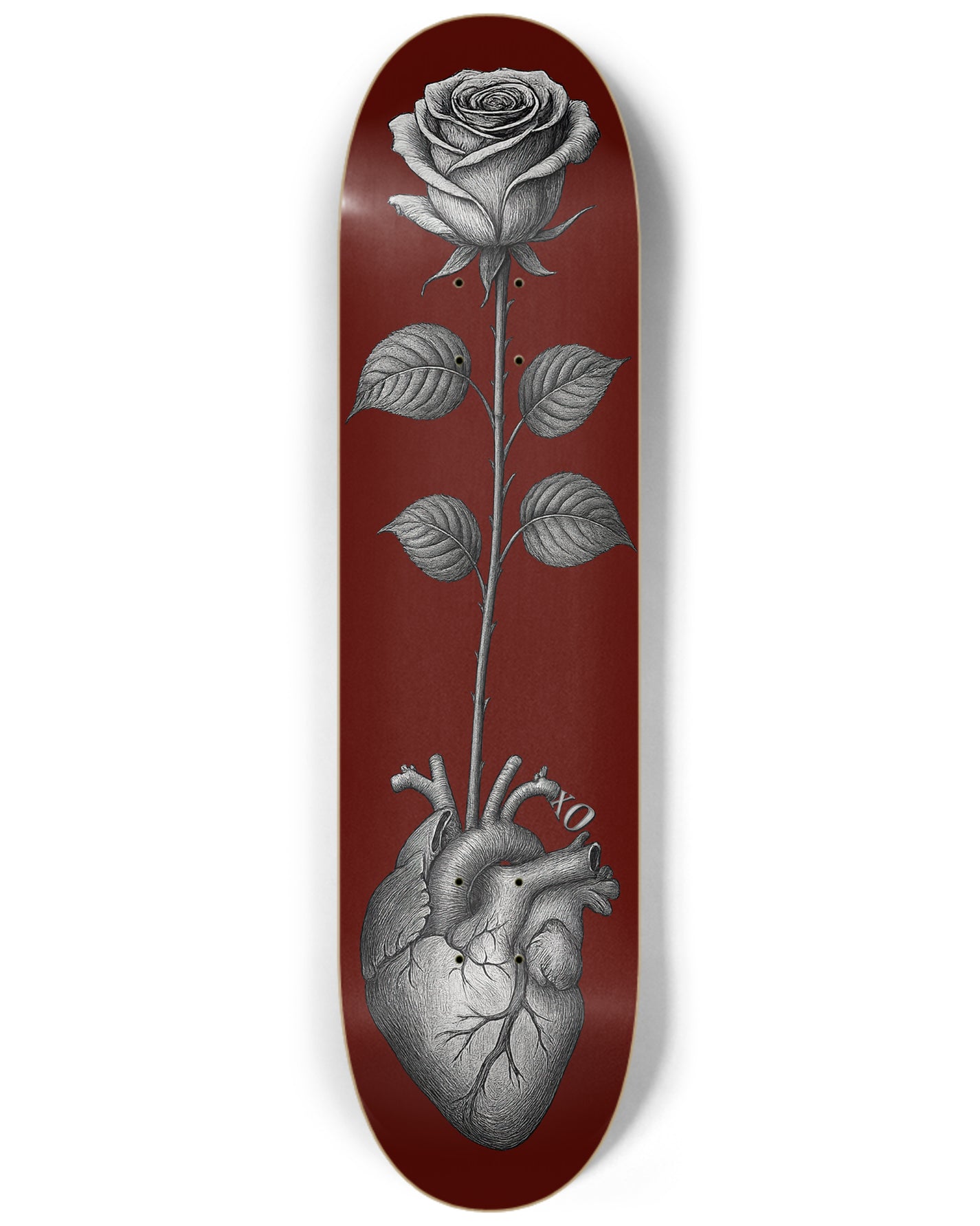 HEART SHAPED VASE 8.25" DECK