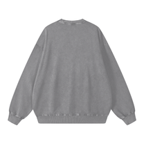 KNIFE LIFE SNOW WASHED OVERSIZED SWEATSHIRT